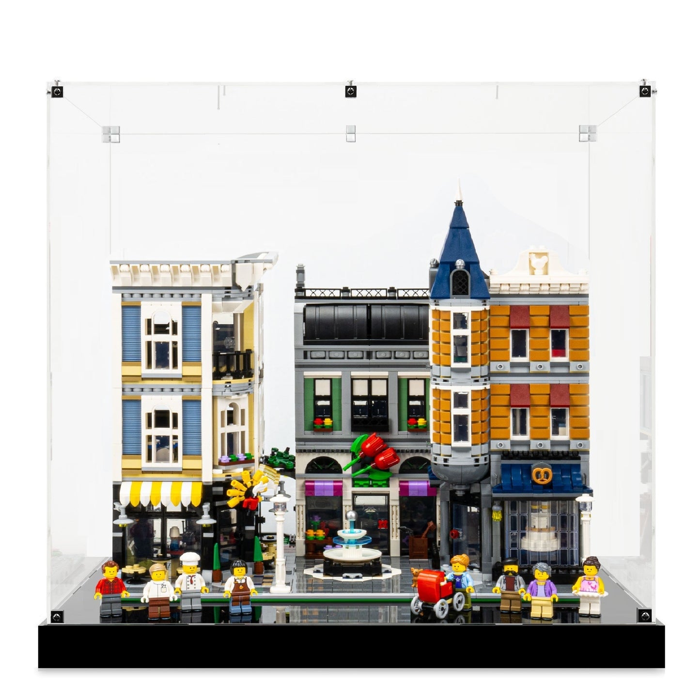 (10255) Assembly Square LED Display Case