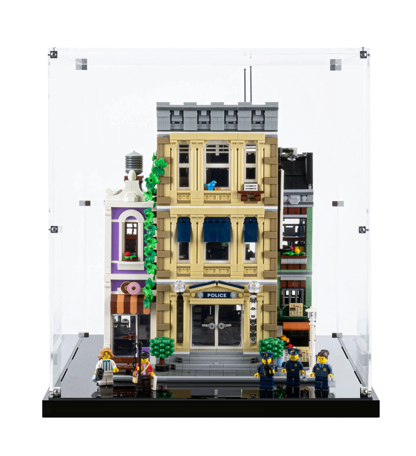 (10278) Police Station LED Display Case