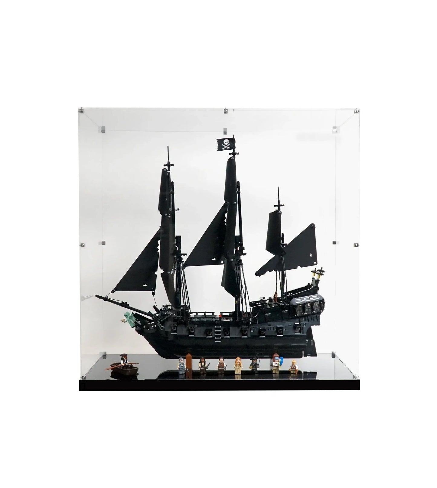 (10365) Captain Jack Sparrow's Pirate Ship LED Display Case
