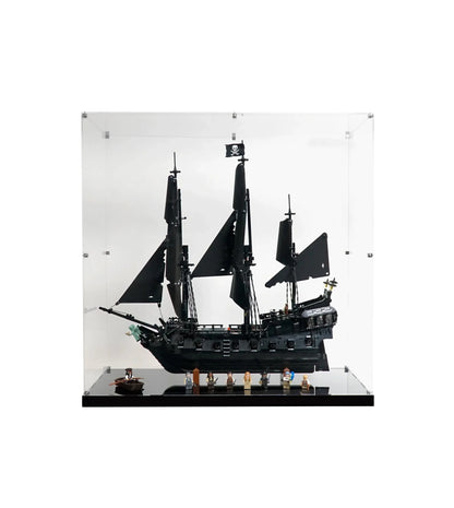 (10365) Captain Jack Sparrow's Pirate Ship LED Display Case