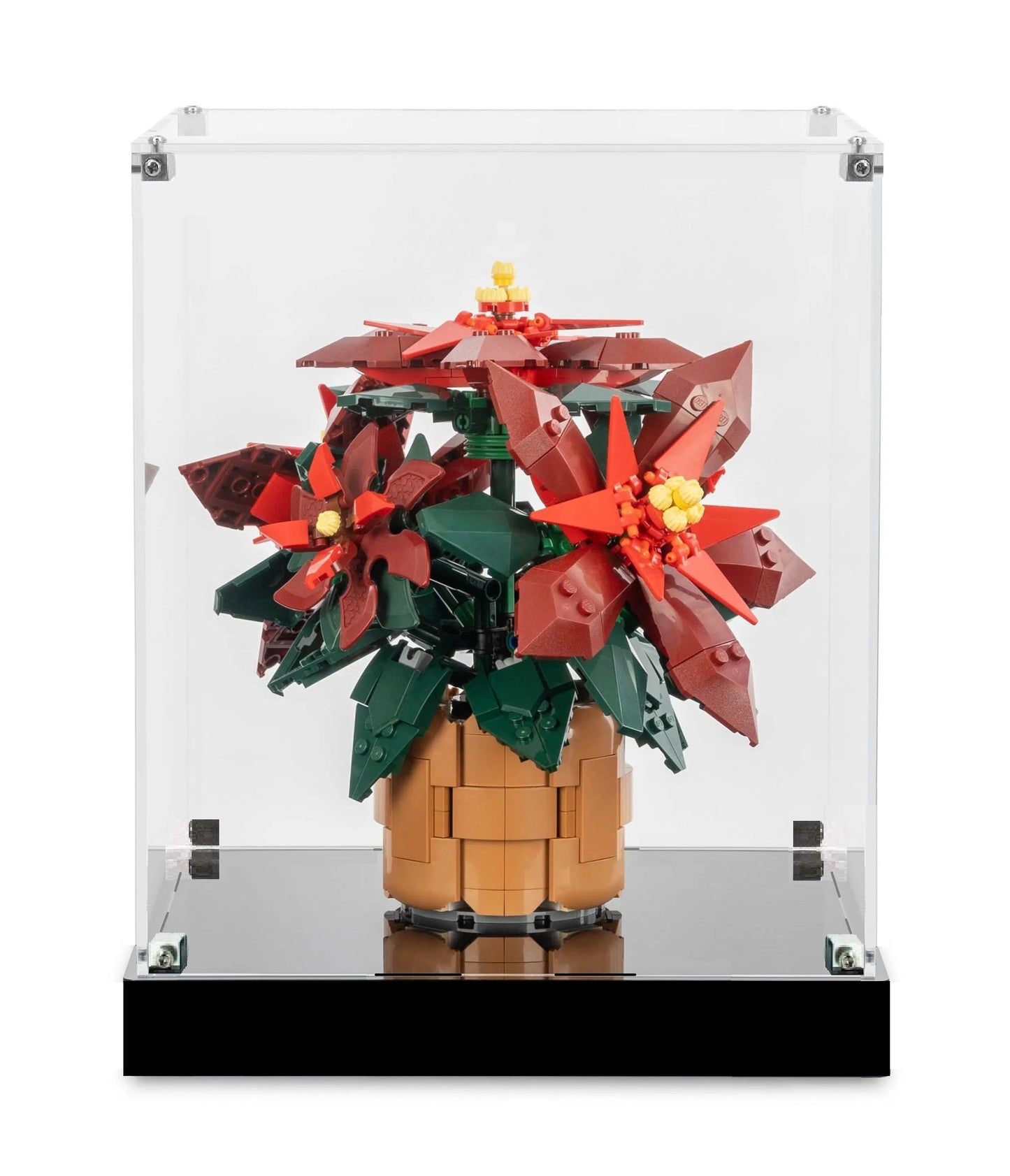 (10370) Poinsettia LED Display Case