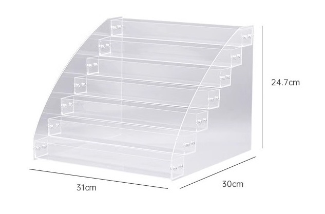 Figure display case 3-7 Tiers