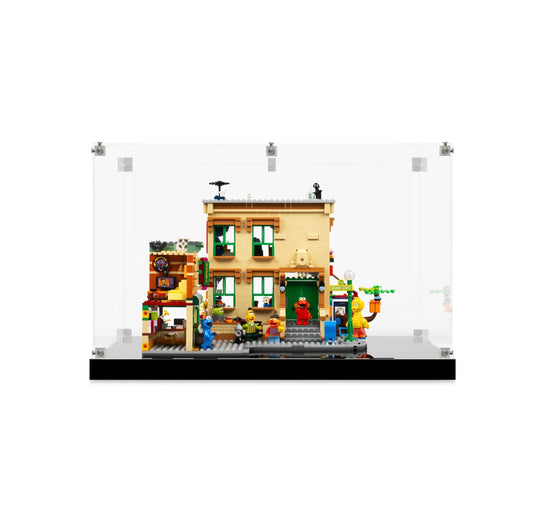 (21324) 123 Sesame Street LED Display Case