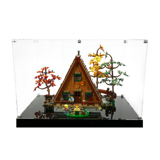 (21338) A-Frame Cabin LED Display Case