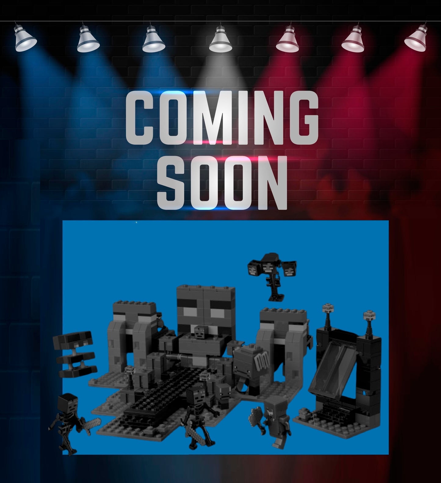 (21590) Wither Battle LED Display Case