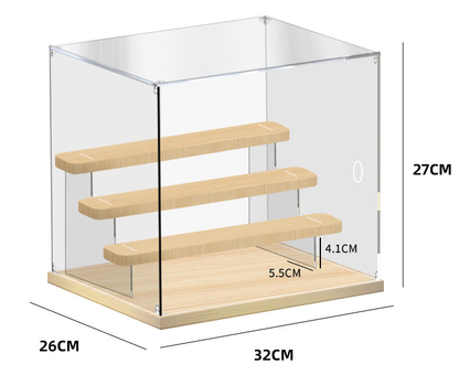 Figure display case - 1-4 Tiers
