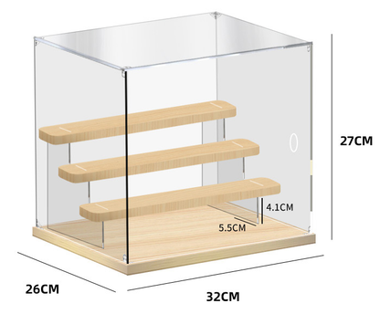 Figure display case - 1-4 Tiers