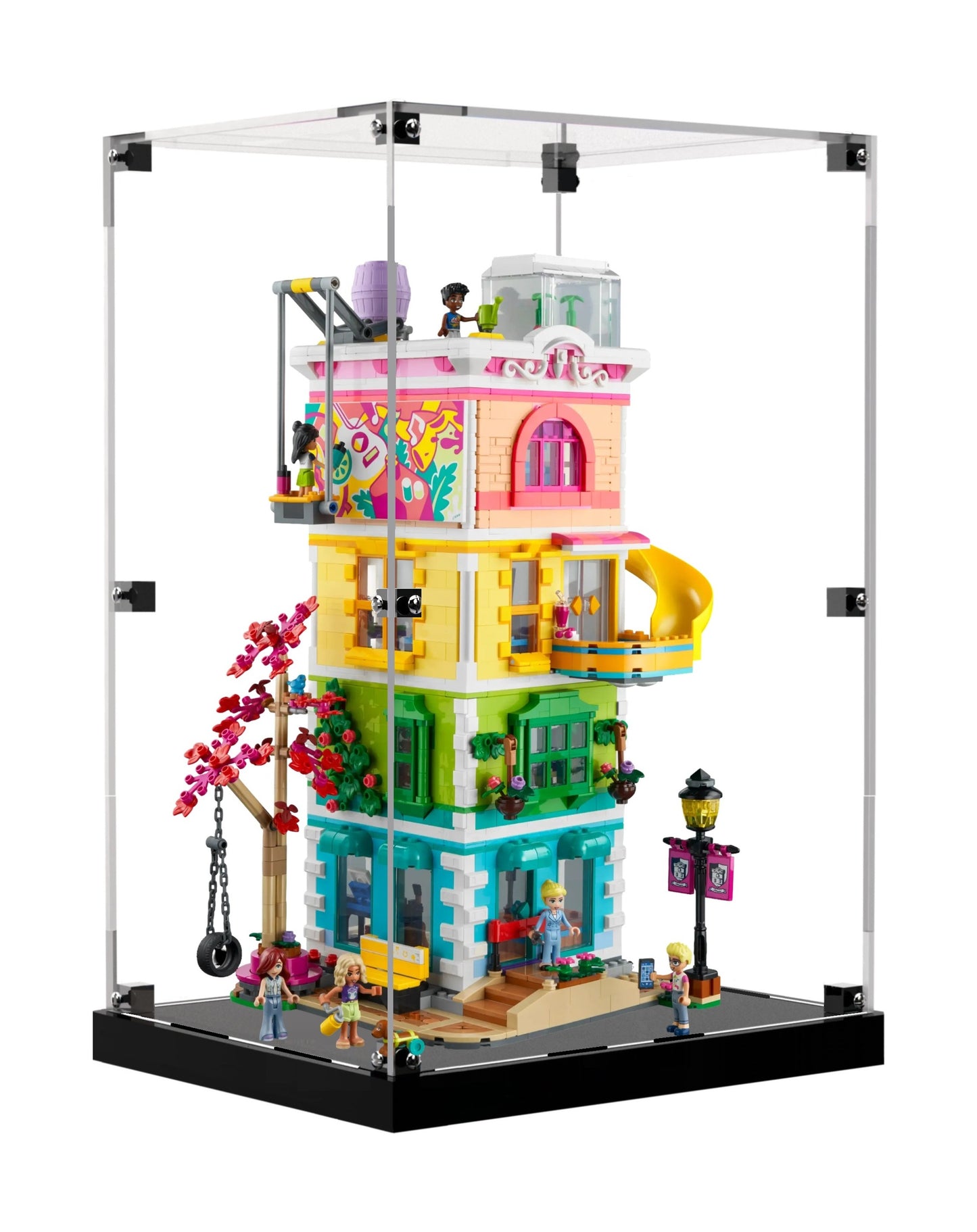 (41748)Heartlake City Community Center LED Display Case