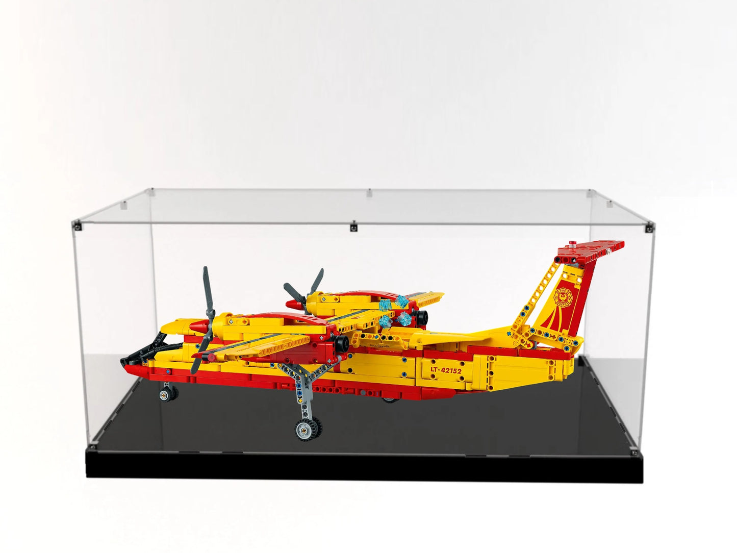 (42152) Firefighter Aircraft LED Display Case