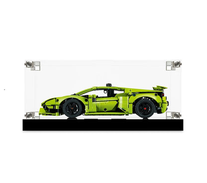 (42161) Lamborghini Huracán Tecnica Orange LED Display Case