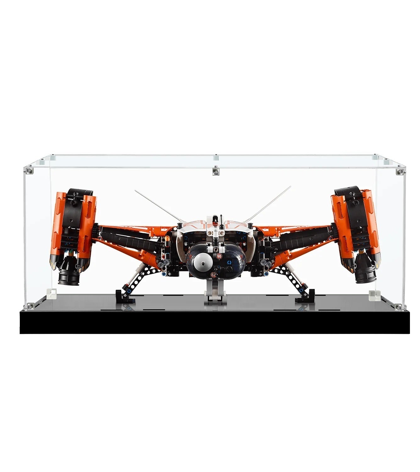 (42181) VTOL Heavy Cargo Spaceship LT81 LED Display Case