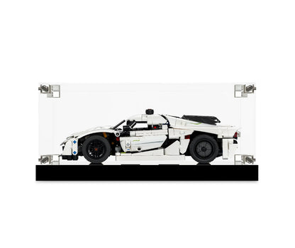 (42184) Koenigsegg Jesko Absolut White Hypercar LED Display Case