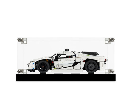 (42184) Koenigsegg Jesko Absolut White Hypercar LED Display Case