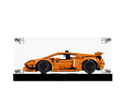 (42196) Lamborghini Huracán Tecnica Orange LED Display Case