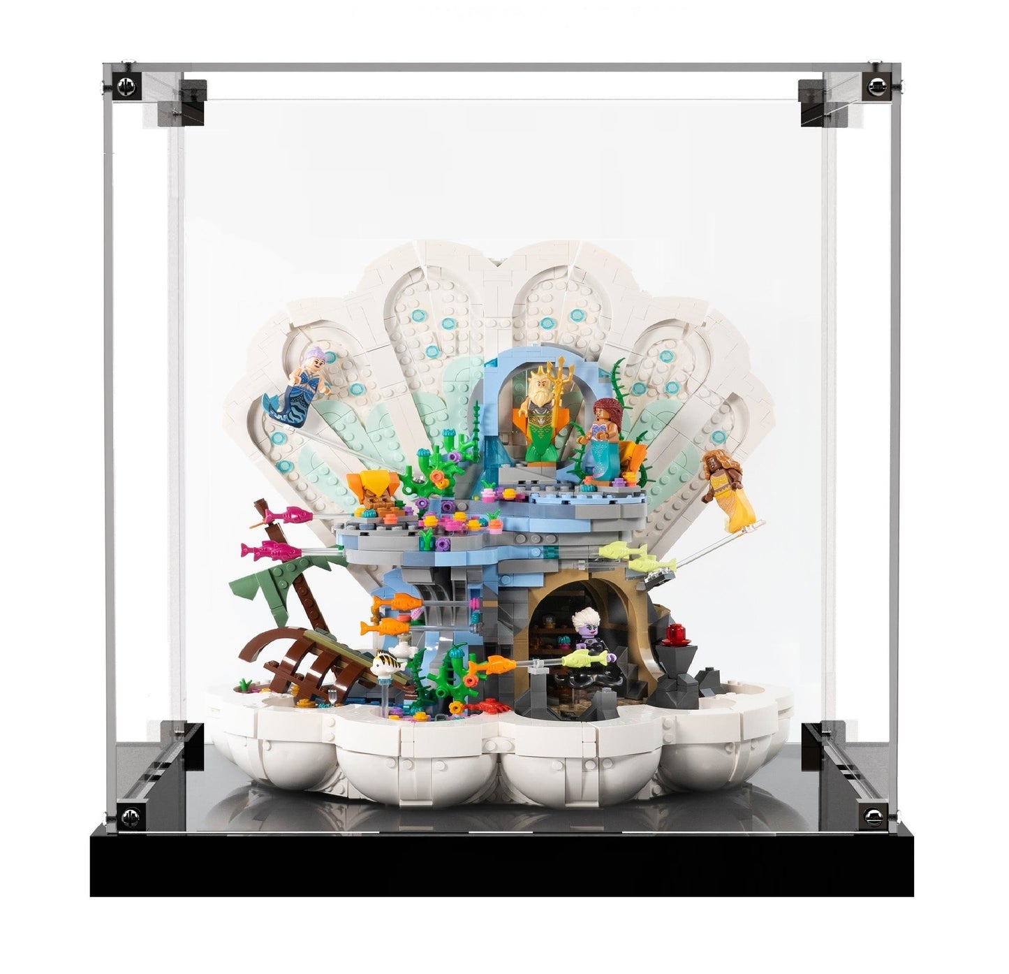 (43225) The Little Mermaid Royal Clamshell LED Display Case