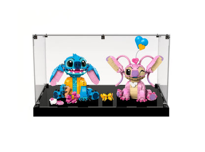 2 in 1: LEGO® Disney Angel (43257)+ Stitch (43249) LED Display Case