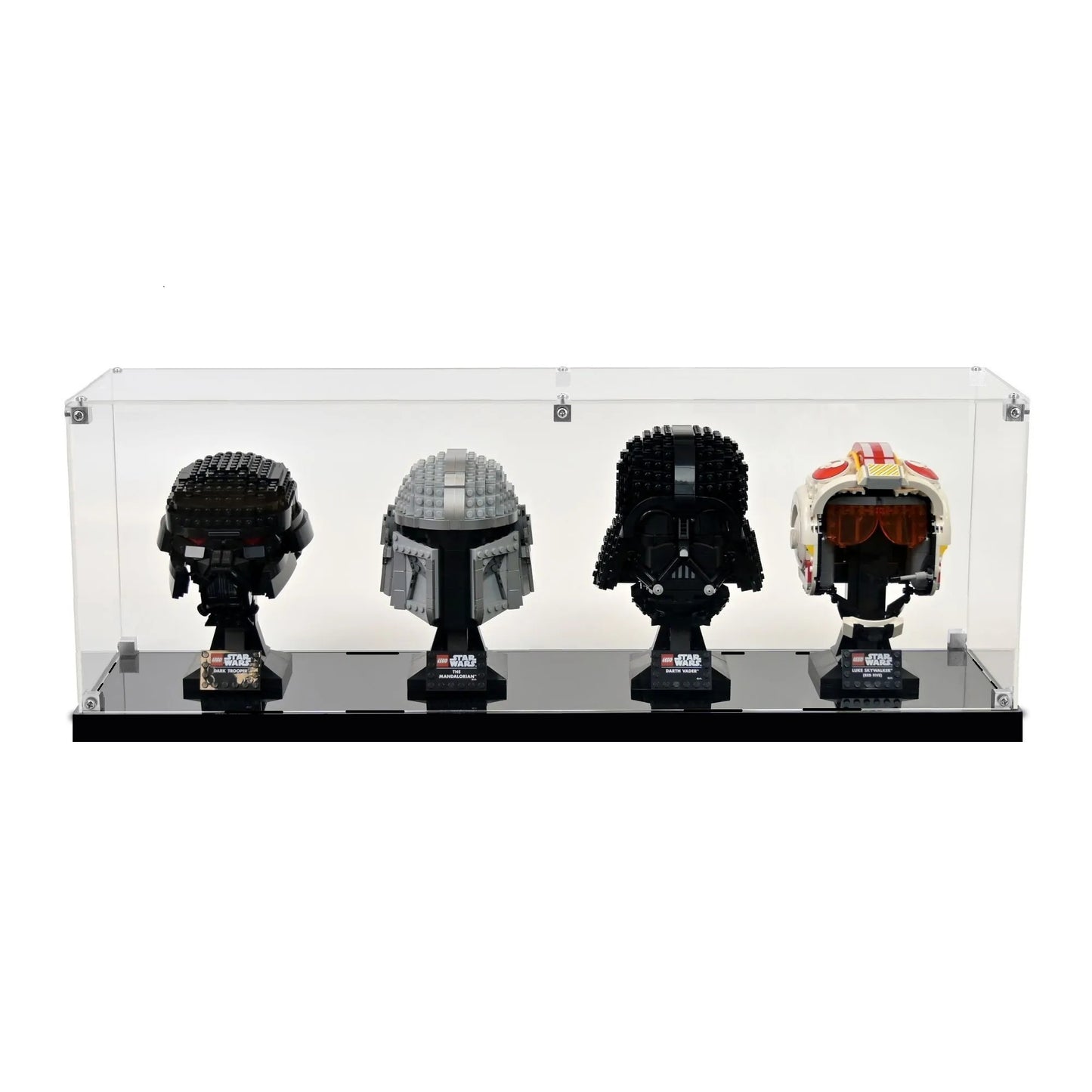 4x LEGO® Helmets Display Case