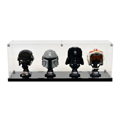 4x LEGO® Helmets Display Case