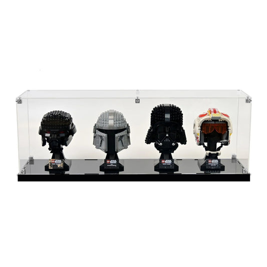 4x LEGO® Helmets Display Case