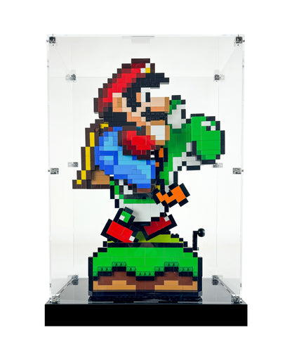 (71438) Super Mario World™: Mario & Yoshi LED Display Case