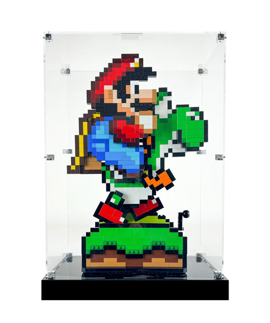 (71438) Super Mario World™: Mario & Yoshi LED Display Case