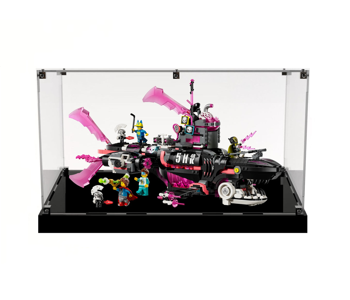 (71500) Nightmare Shark Submarine LED Display Case