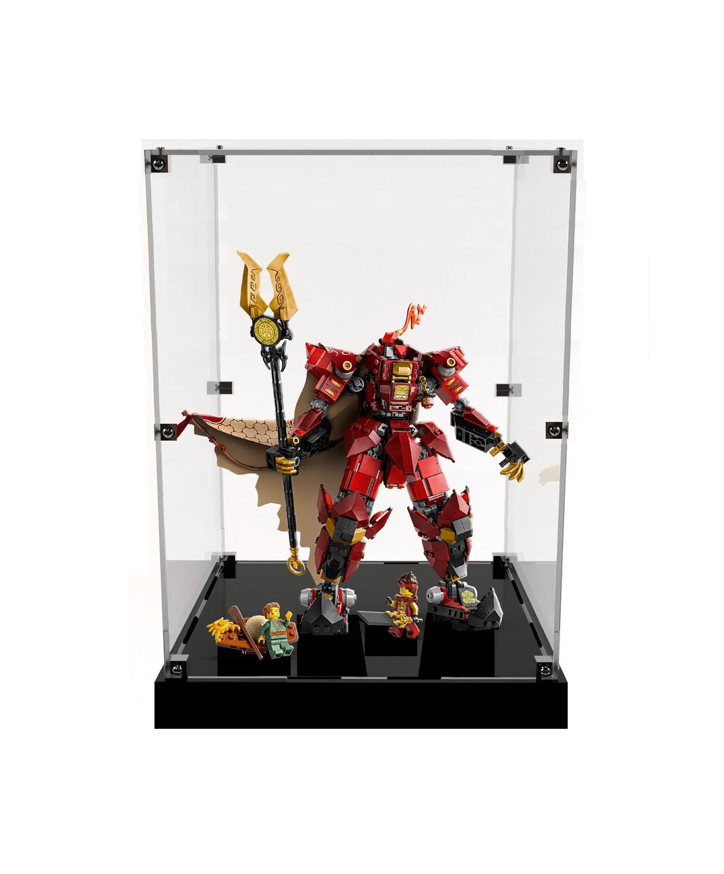 (71846) The Fire Knight Mech LED Display Case