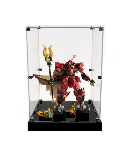 (71846) The Fire Knight Mech LED Display Case