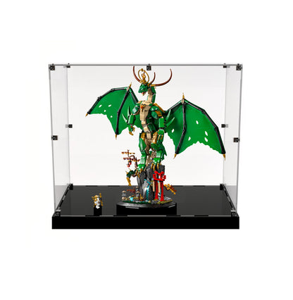 (71847) The Guardian Dragon LED Display Case