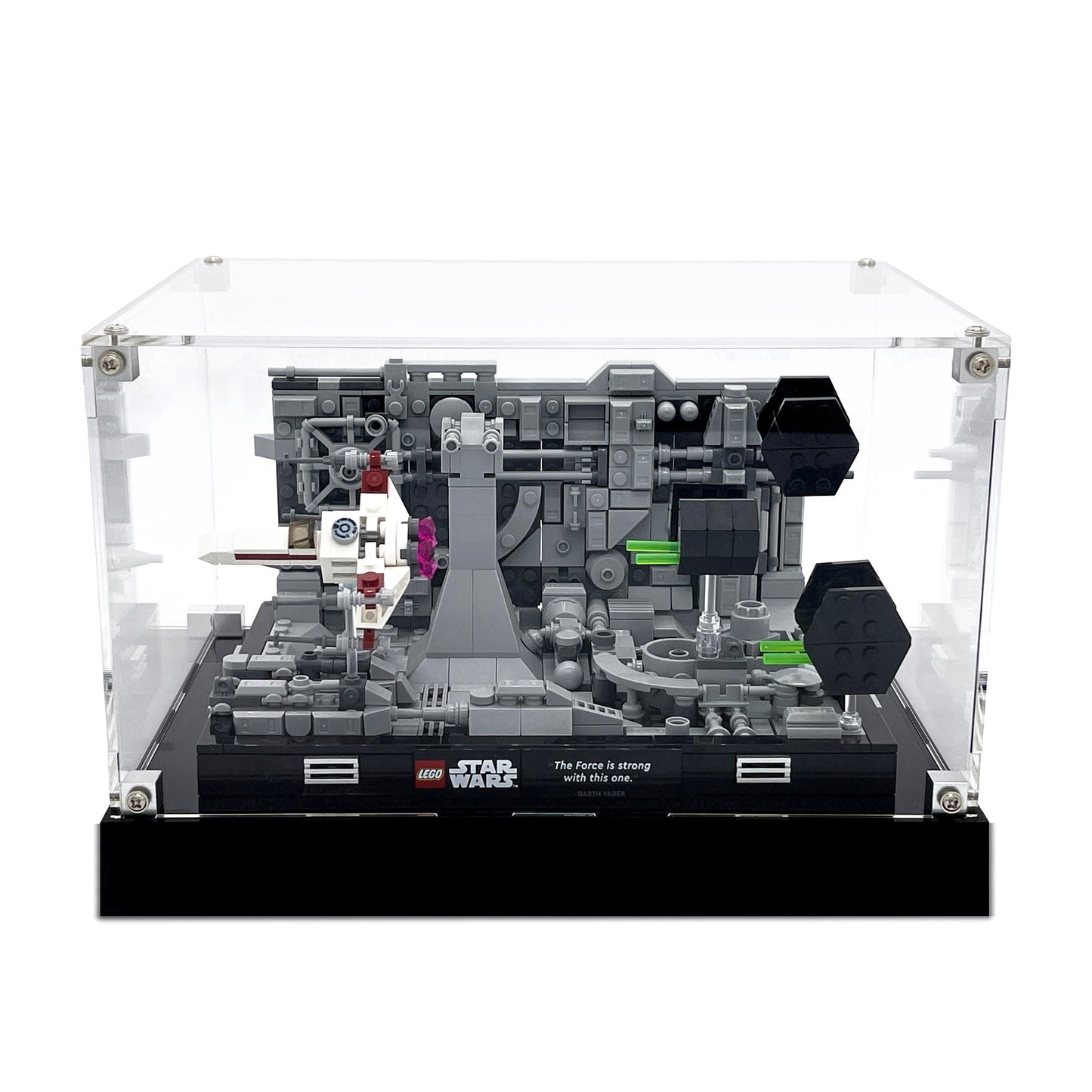 (75329) Death Star™ Trench Run Diorama LED Display Case