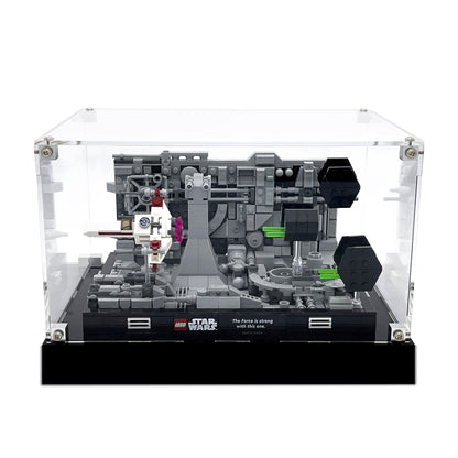 (75329) Death Star™ Trench Run Diorama LED Display Case