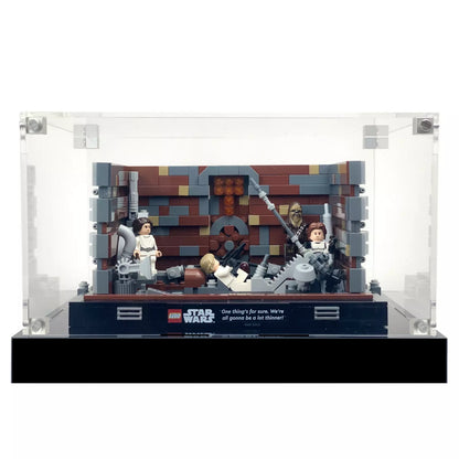(75339) Death Star™ Trash Compactor Diorama LED Display Case