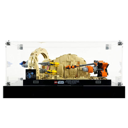 (75380) Mos Espa Podrace™ Diorama LED Display Case