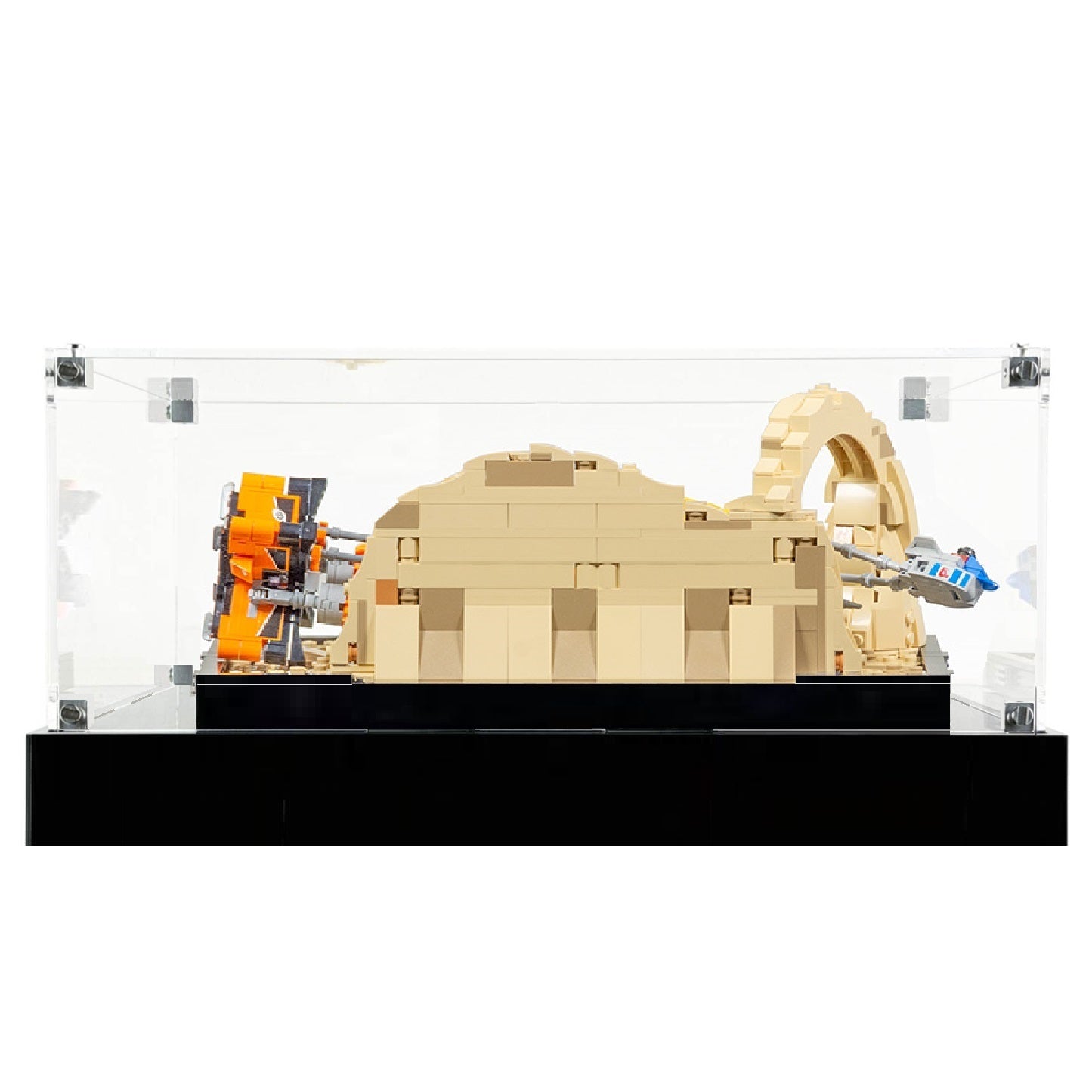 (75380) Mos Espa Podrace™ Diorama LED Display Case