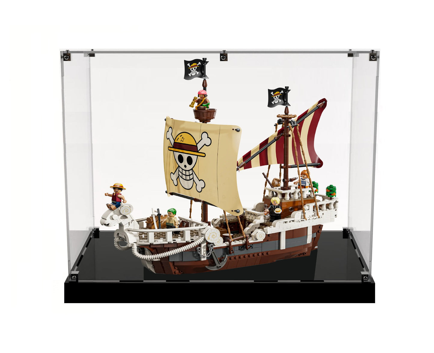 (75639) The Going Merry Pirate Ship LED Display Case