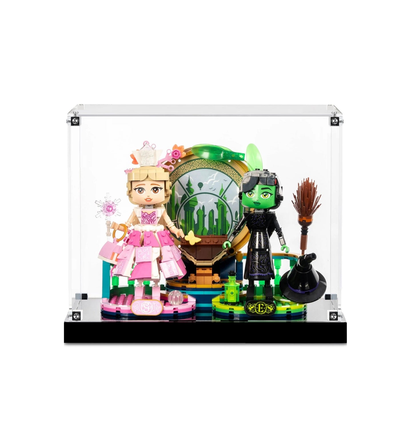 (75682) Elphaba & Glinda Figures LED Display Case