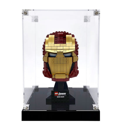 (76165) Iron Man Helmet LED Display Case