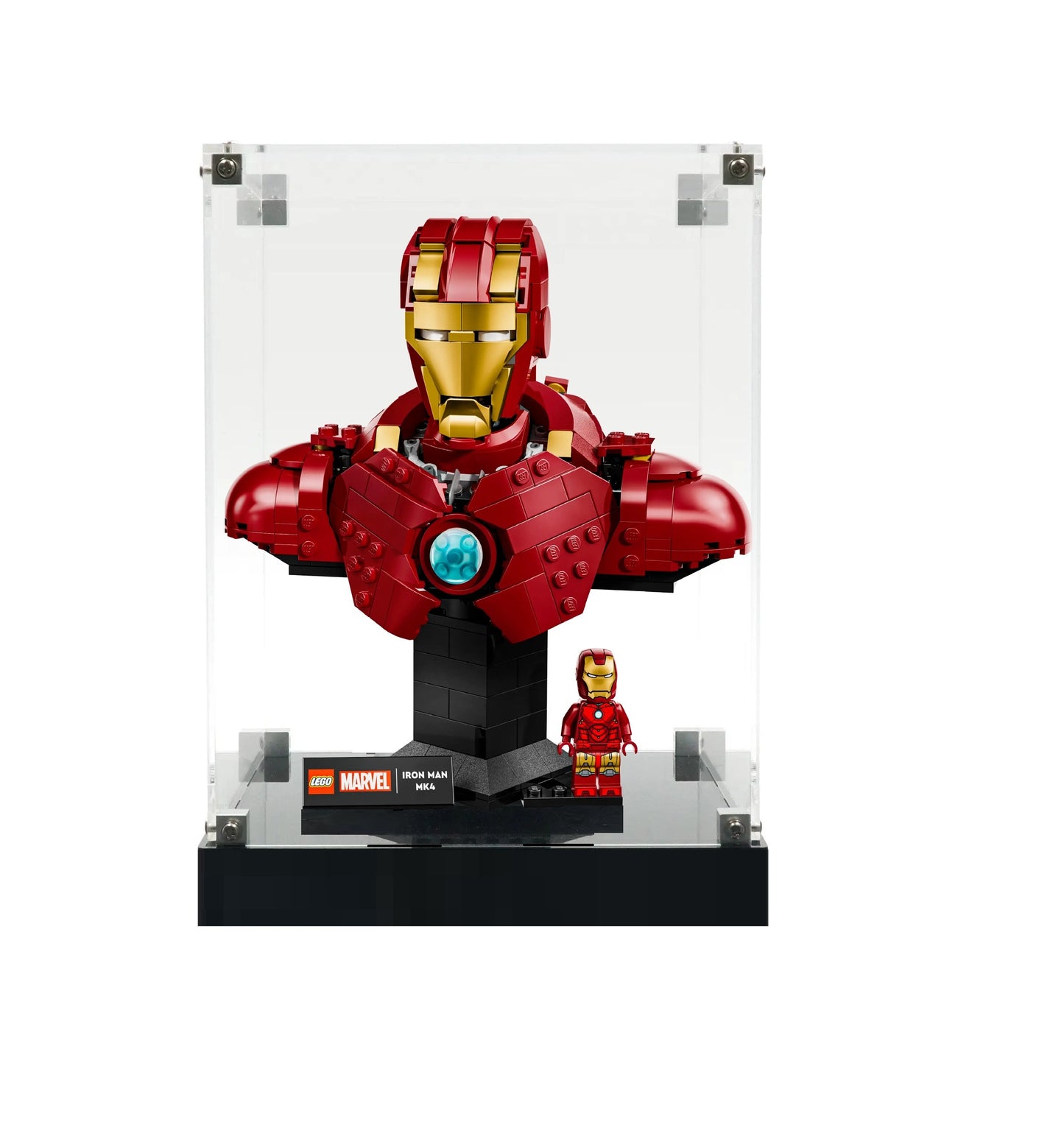 (76327) Iron Man MK4 Bust LED Display Case