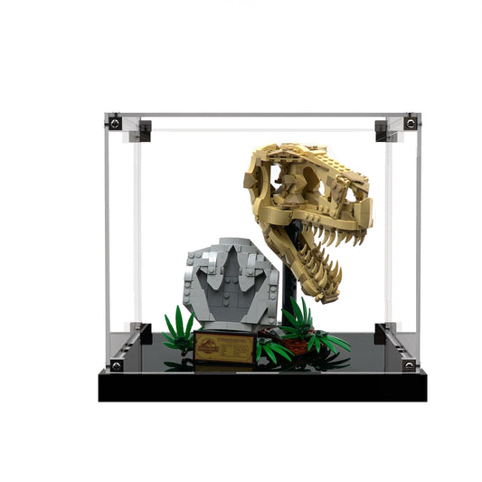 (76964) Dinosaur Fossils: T. rex Skull LED Display Case
