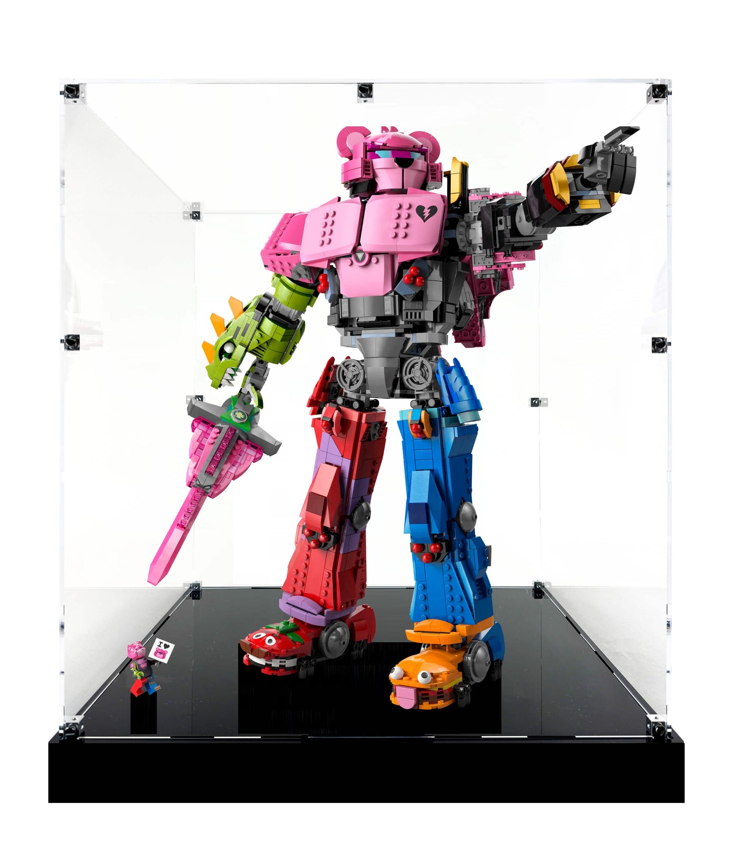 (77078) Mecha Team Leader LED Display Case