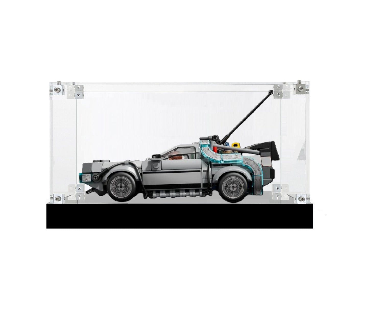 (77256) Time Machine from Back to the Future LED Display Case