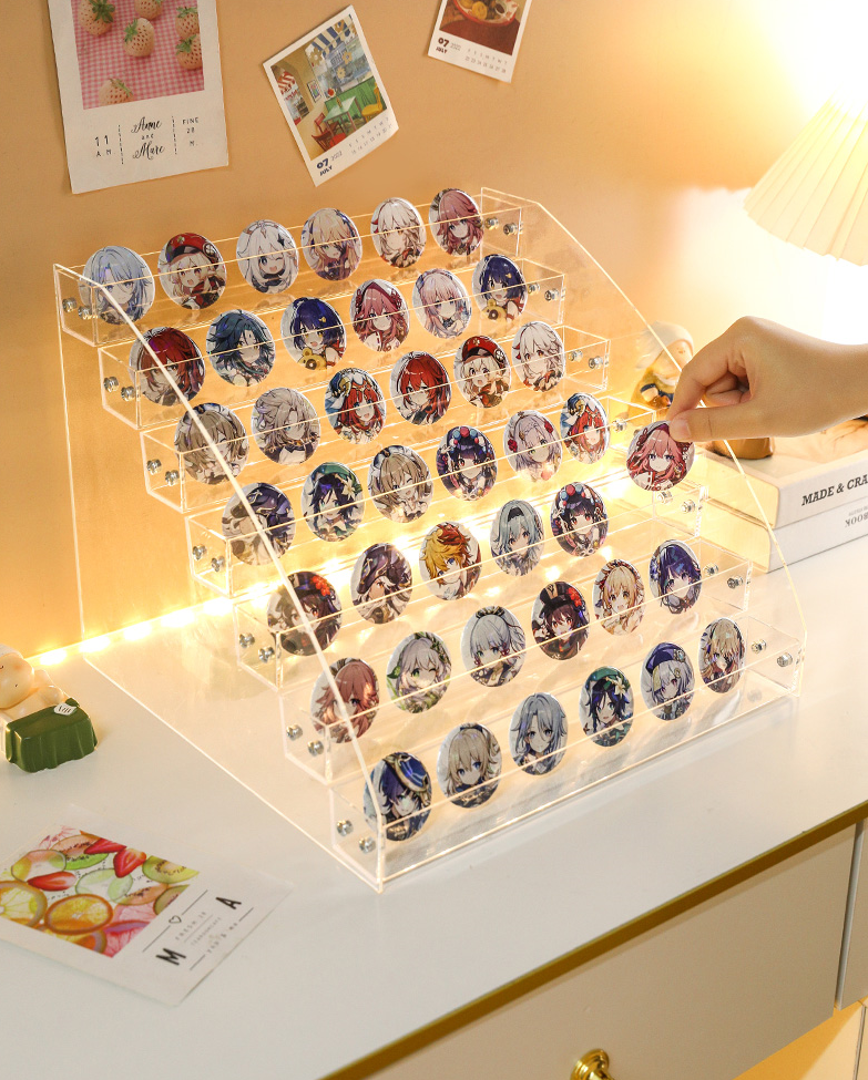 Figure display case 3-7 Tiers