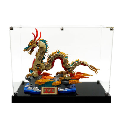 (80112) Auspicious Dragon LED Display Case