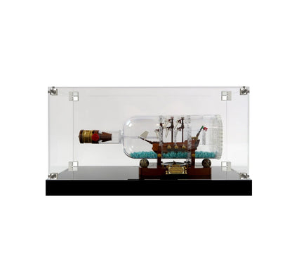 (92177) Ship in a Bottle LED Display Case