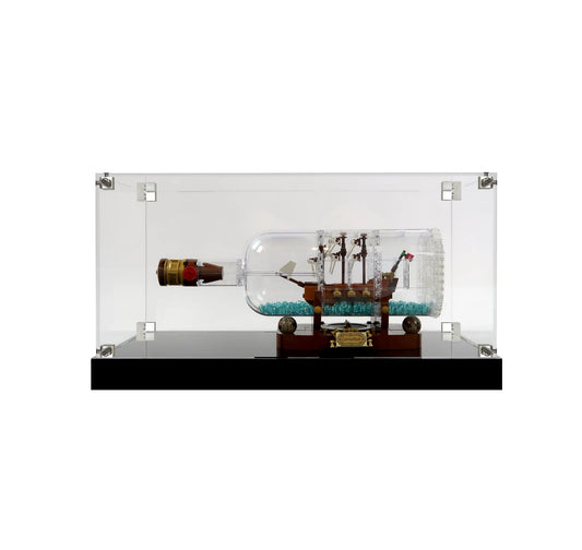 (92177) Ship in a Bottle LED Display Case