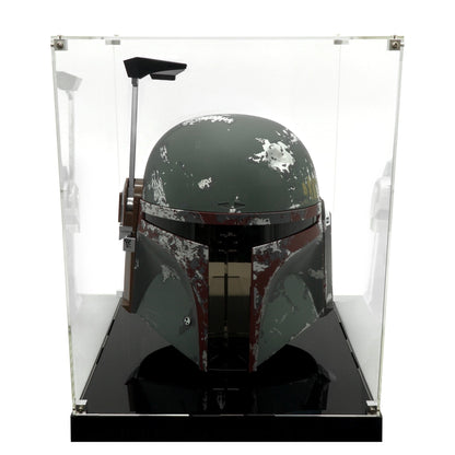 Star War Black Helmet LED Display Case