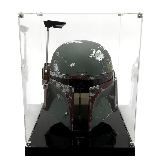 Star War Black Helmet LED Display Case