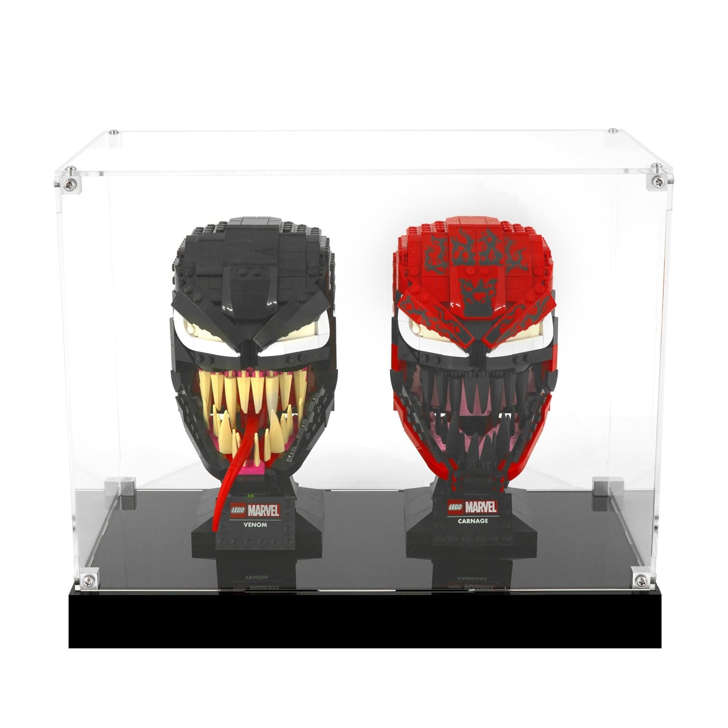 2x LEGO® Helmets LED Display Case