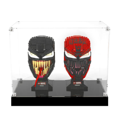 2x LEGO® Helmets LED Display Case
