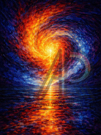 Vertical Flame